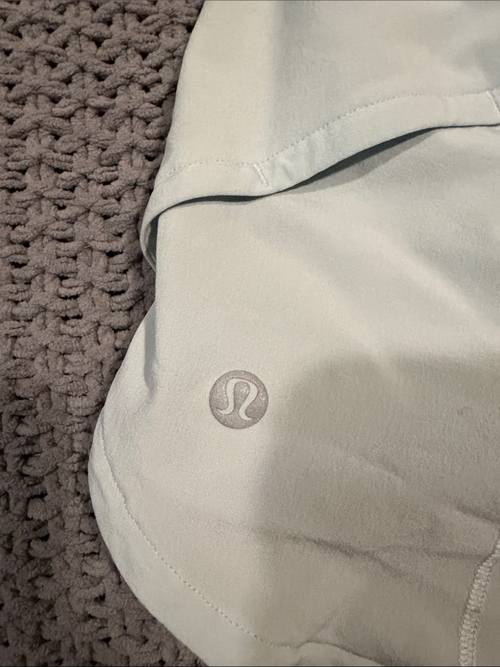 lululemon athletica light blue 4” Speed Up Run/Training Shorts - Picture 4 of 4